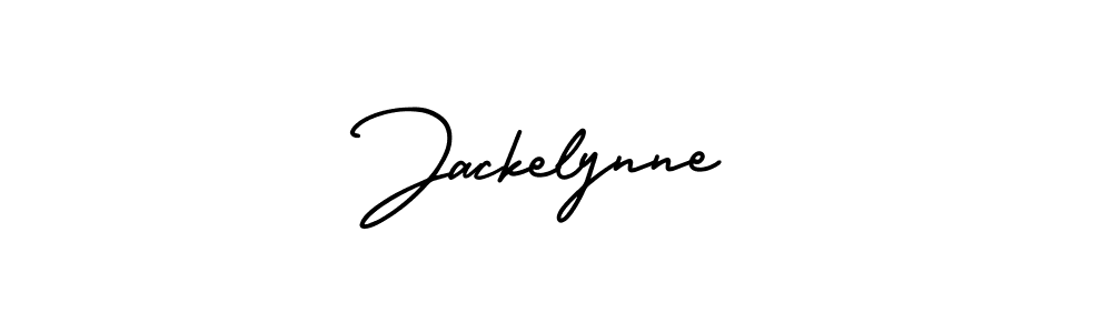 AmerikaSignatureDemo-Regular is a professional signature style that is perfect for those who want to add a touch of class to their signature. It is also a great choice for those who want to make their signature more unique. Get Jackelynne name to fancy signature for free. Jackelynne signature style 3 images and pictures png