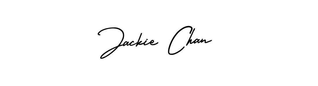 How to make Jackie Chan name signature. Use AmerikaSignatureDemo-Regular style for creating short signs online. This is the latest handwritten sign. Jackie Chan signature style 3 images and pictures png