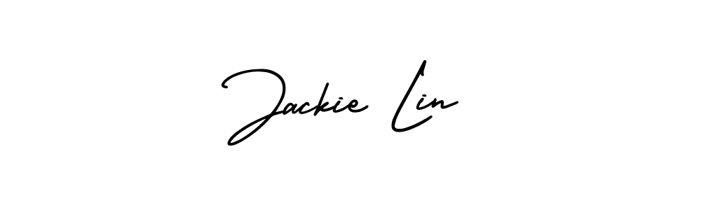How to make Jackie Lin signature? AmerikaSignatureDemo-Regular is a professional autograph style. Create handwritten signature for Jackie Lin name. Jackie Lin signature style 3 images and pictures png