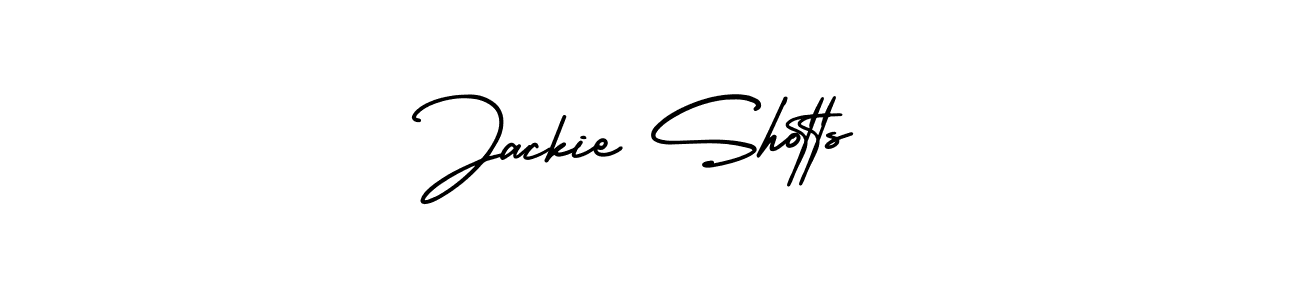 Jackie Shotts stylish signature style. Best Handwritten Sign (AmerikaSignatureDemo-Regular) for my name. Handwritten Signature Collection Ideas for my name Jackie Shotts. Jackie Shotts signature style 3 images and pictures png