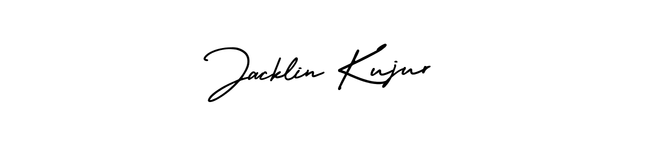 Design your own signature with our free online signature maker. With this signature software, you can create a handwritten (AmerikaSignatureDemo-Regular) signature for name Jacklin Kujur. Jacklin Kujur signature style 3 images and pictures png