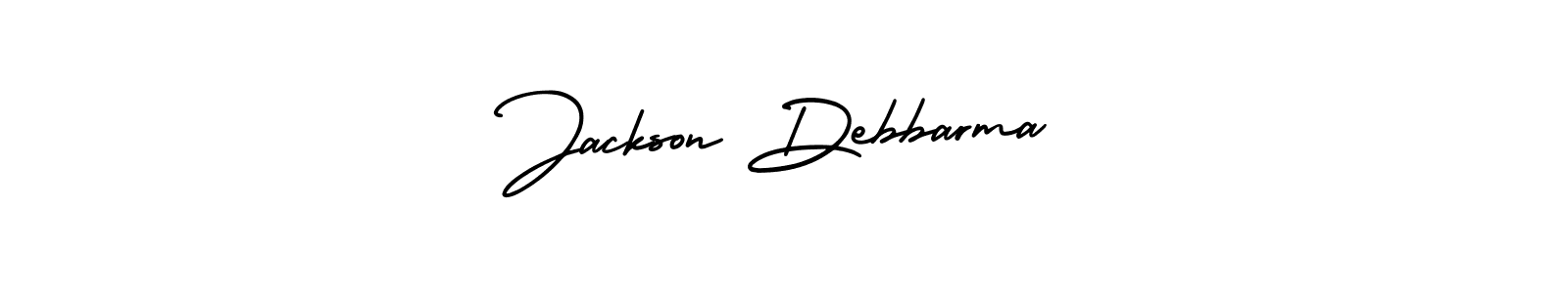 How to Draw Jackson Debbarma signature style? AmerikaSignatureDemo-Regular is a latest design signature styles for name Jackson Debbarma. Jackson Debbarma signature style 3 images and pictures png
