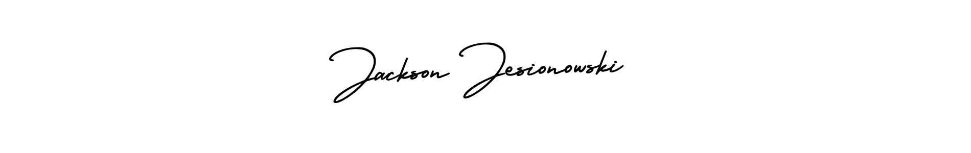 Jackson Jesionowski stylish signature style. Best Handwritten Sign (AmerikaSignatureDemo-Regular) for my name. Handwritten Signature Collection Ideas for my name Jackson Jesionowski. Jackson Jesionowski signature style 3 images and pictures png