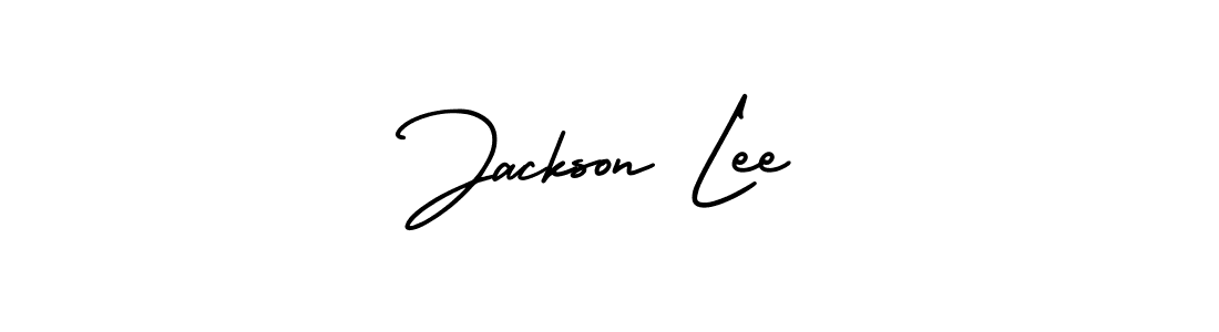 Make a beautiful signature design for name Jackson Lee. With this signature (AmerikaSignatureDemo-Regular) style, you can create a handwritten signature for free. Jackson Lee signature style 3 images and pictures png