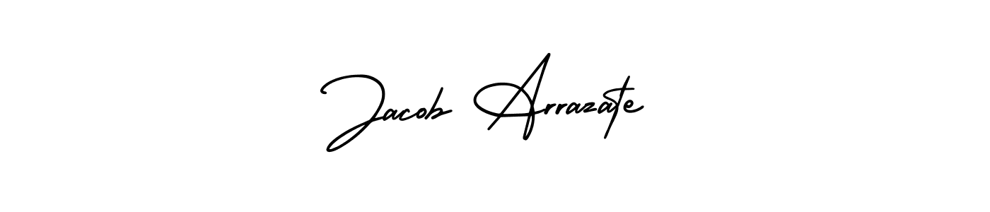 Use a signature maker to create a handwritten signature online. With this signature software, you can design (AmerikaSignatureDemo-Regular) your own signature for name Jacob Arrazate. Jacob Arrazate signature style 3 images and pictures png