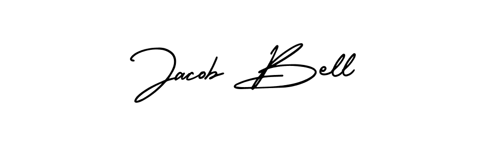 You should practise on your own different ways (AmerikaSignatureDemo-Regular) to write your name (Jacob Bell) in signature. don't let someone else do it for you. Jacob Bell signature style 3 images and pictures png