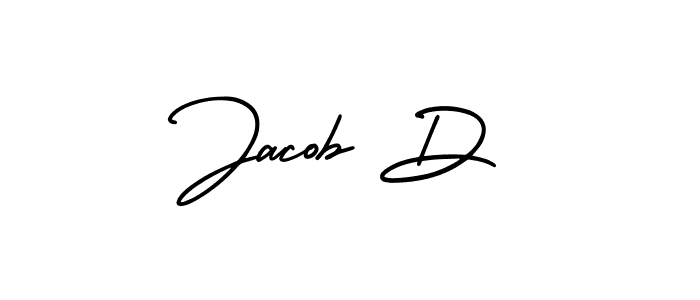 AmerikaSignatureDemo-Regular is a professional signature style that is perfect for those who want to add a touch of class to their signature. It is also a great choice for those who want to make their signature more unique. Get Jacob D name to fancy signature for free. Jacob D signature style 3 images and pictures png