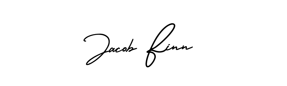 How to make Jacob Finn name signature. Use AmerikaSignatureDemo-Regular style for creating short signs online. This is the latest handwritten sign. Jacob Finn signature style 3 images and pictures png