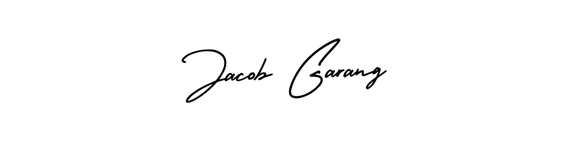 Create a beautiful signature design for name Jacob Garang. With this signature (AmerikaSignatureDemo-Regular) fonts, you can make a handwritten signature for free. Jacob Garang signature style 3 images and pictures png