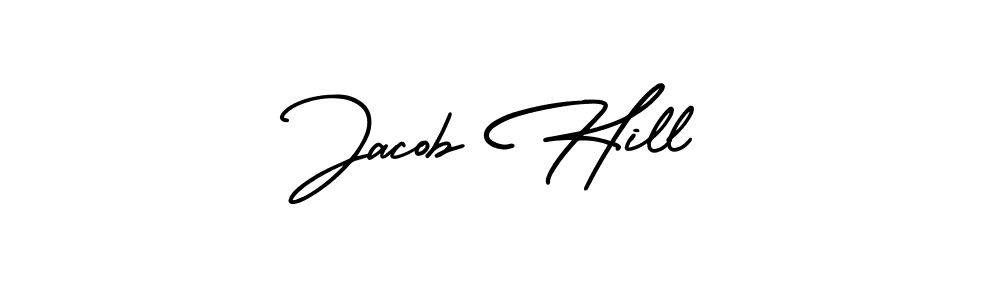 Create a beautiful signature design for name Jacob Hill. With this signature (AmerikaSignatureDemo-Regular) fonts, you can make a handwritten signature for free. Jacob Hill signature style 3 images and pictures png