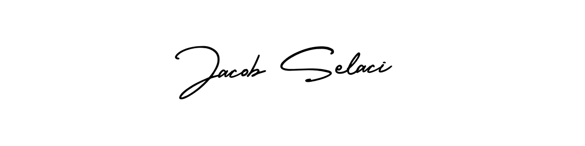 Design your own signature with our free online signature maker. With this signature software, you can create a handwritten (AmerikaSignatureDemo-Regular) signature for name Jacob Selaci. Jacob Selaci signature style 3 images and pictures png