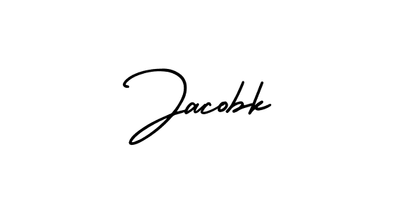 Make a beautiful signature design for name Jacobk. Use this online signature maker to create a handwritten signature for free. Jacobk signature style 3 images and pictures png