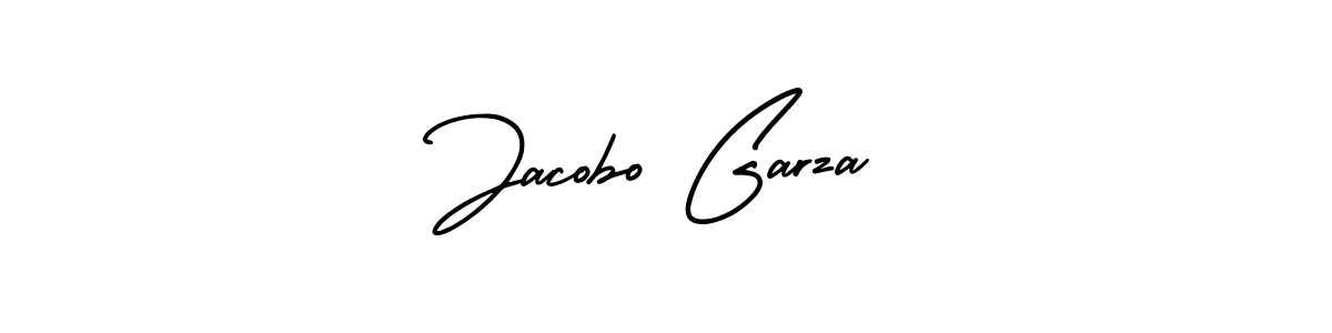 Create a beautiful signature design for name Jacobo Garza. With this signature (AmerikaSignatureDemo-Regular) fonts, you can make a handwritten signature for free. Jacobo Garza signature style 3 images and pictures png