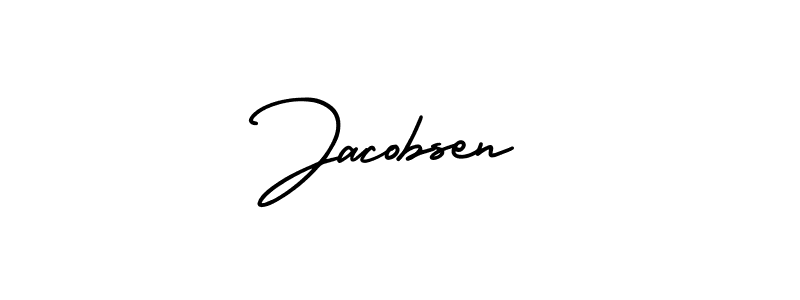 Once you've used our free online signature maker to create your best signature AmerikaSignatureDemo-Regular style, it's time to enjoy all of the benefits that Jacobsen name signing documents. Jacobsen signature style 3 images and pictures png