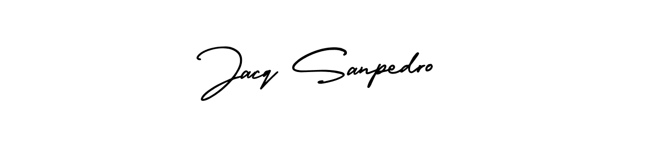 Create a beautiful signature design for name Jacq Sanpedro. With this signature (AmerikaSignatureDemo-Regular) fonts, you can make a handwritten signature for free. Jacq Sanpedro signature style 3 images and pictures png