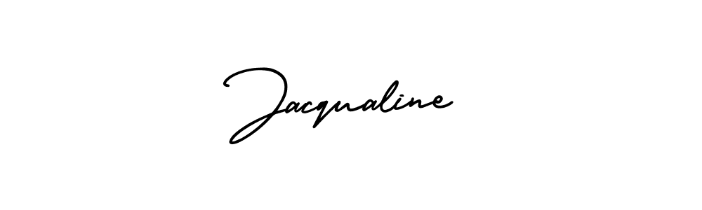 AmerikaSignatureDemo-Regular is a professional signature style that is perfect for those who want to add a touch of class to their signature. It is also a great choice for those who want to make their signature more unique. Get Jacqualine name to fancy signature for free. Jacqualine signature style 3 images and pictures png