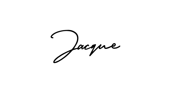 Make a beautiful signature design for name Jacque. With this signature (AmerikaSignatureDemo-Regular) style, you can create a handwritten signature for free. Jacque signature style 3 images and pictures png