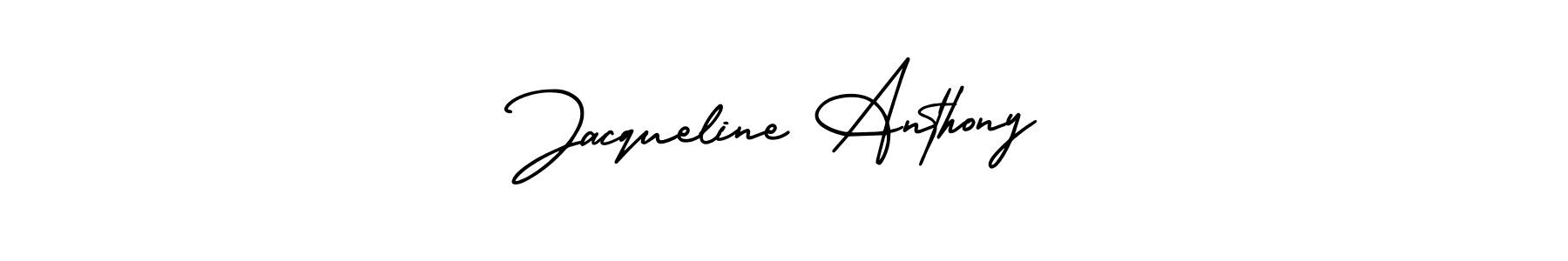 How to Draw Jacqueline Anthony signature style? AmerikaSignatureDemo-Regular is a latest design signature styles for name Jacqueline Anthony. Jacqueline Anthony signature style 3 images and pictures png