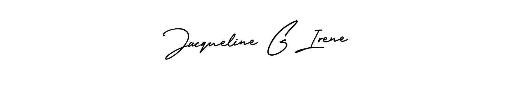 AmerikaSignatureDemo-Regular is a professional signature style that is perfect for those who want to add a touch of class to their signature. It is also a great choice for those who want to make their signature more unique. Get Jacqueline G Irene name to fancy signature for free. Jacqueline G Irene signature style 3 images and pictures png