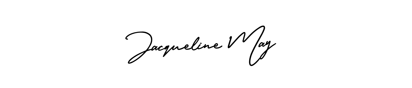 if you are searching for the best signature style for your name Jacqueline May. so please give up your signature search. here we have designed multiple signature styles  using AmerikaSignatureDemo-Regular. Jacqueline May signature style 3 images and pictures png