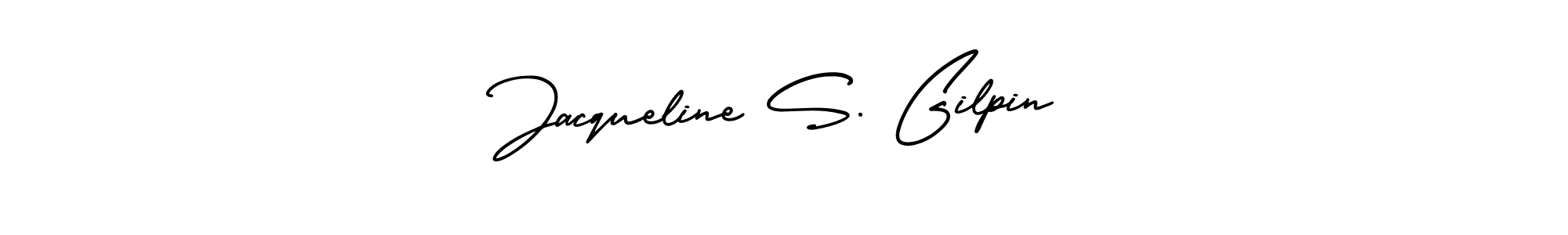 How to Draw Jacqueline S. Gilpin signature style? AmerikaSignatureDemo-Regular is a latest design signature styles for name Jacqueline S. Gilpin. Jacqueline S. Gilpin signature style 3 images and pictures png