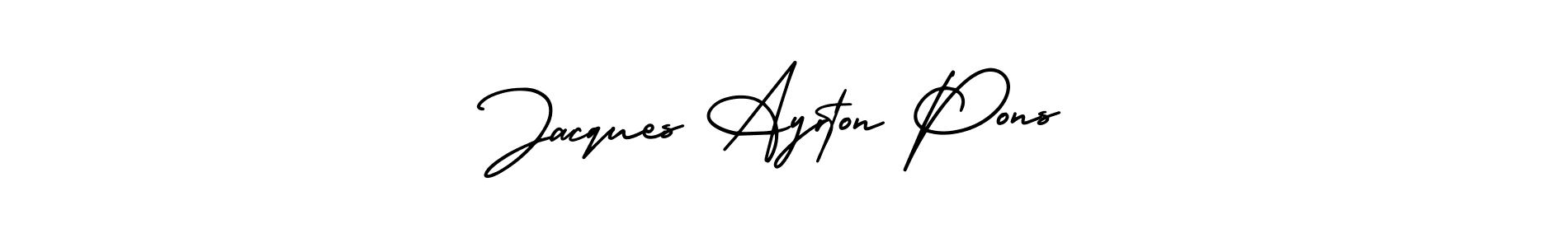 Here are the top 10 professional signature styles for the name Jacques Ayrton Pons. These are the best autograph styles you can use for your name. Jacques Ayrton Pons signature style 3 images and pictures png