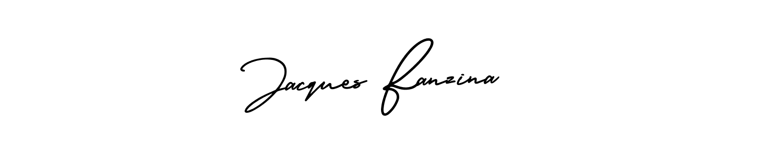 Make a beautiful signature design for name Jacques Fanzina. With this signature (AmerikaSignatureDemo-Regular) style, you can create a handwritten signature for free. Jacques Fanzina signature style 3 images and pictures png