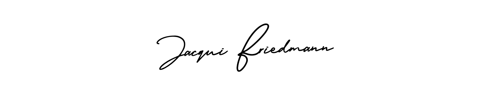 Create a beautiful signature design for name Jacqui Friedmann. With this signature (AmerikaSignatureDemo-Regular) fonts, you can make a handwritten signature for free. Jacqui Friedmann signature style 3 images and pictures png