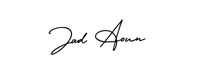 Here are the top 10 professional signature styles for the name Jad Aoun. These are the best autograph styles you can use for your name. Jad Aoun signature style 3 images and pictures png