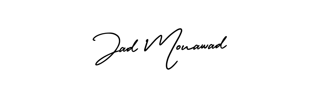 Make a beautiful signature design for name Jad Mouawad. Use this online signature maker to create a handwritten signature for free. Jad Mouawad signature style 3 images and pictures png