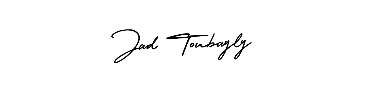 Make a beautiful signature design for name Jad Toubayly. Use this online signature maker to create a handwritten signature for free. Jad Toubayly signature style 3 images and pictures png