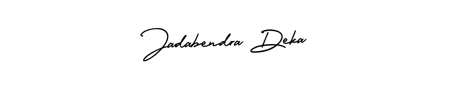 Make a beautiful signature design for name Jadabendra Deka. With this signature (AmerikaSignatureDemo-Regular) style, you can create a handwritten signature for free. Jadabendra Deka signature style 3 images and pictures png