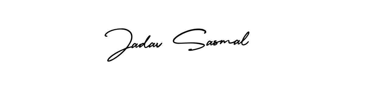 Jadav Sasmal stylish signature style. Best Handwritten Sign (AmerikaSignatureDemo-Regular) for my name. Handwritten Signature Collection Ideas for my name Jadav Sasmal. Jadav Sasmal signature style 3 images and pictures png