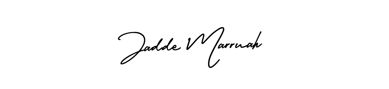 Best and Professional Signature Style for Jadde Marruah. AmerikaSignatureDemo-Regular Best Signature Style Collection. Jadde Marruah signature style 3 images and pictures png