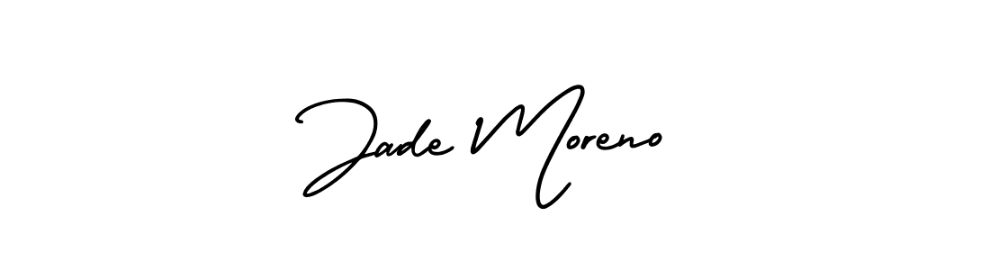 Make a beautiful signature design for name Jade Moreno. Use this online signature maker to create a handwritten signature for free. Jade Moreno signature style 3 images and pictures png