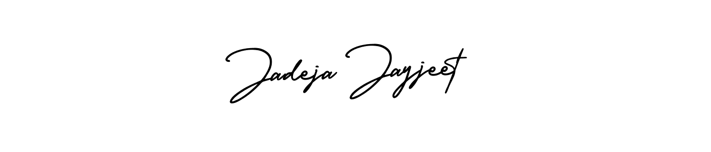 How to Draw Jadeja Jayjeet signature style? AmerikaSignatureDemo-Regular is a latest design signature styles for name Jadeja Jayjeet. Jadeja Jayjeet signature style 3 images and pictures png