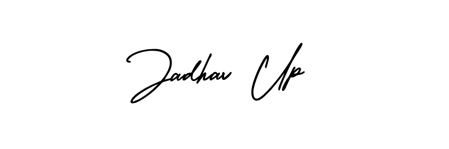 Make a beautiful signature design for name Jadhav Up. With this signature (AmerikaSignatureDemo-Regular) style, you can create a handwritten signature for free. Jadhav Up signature style 3 images and pictures png