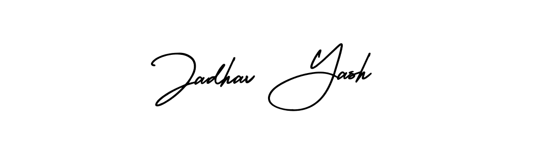Design your own signature with our free online signature maker. With this signature software, you can create a handwritten (AmerikaSignatureDemo-Regular) signature for name Jadhav Yash. Jadhav Yash signature style 3 images and pictures png