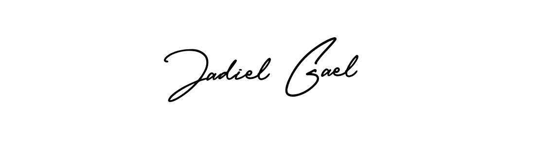 Make a beautiful signature design for name Jadiel Gael. With this signature (AmerikaSignatureDemo-Regular) style, you can create a handwritten signature for free. Jadiel Gael signature style 3 images and pictures png