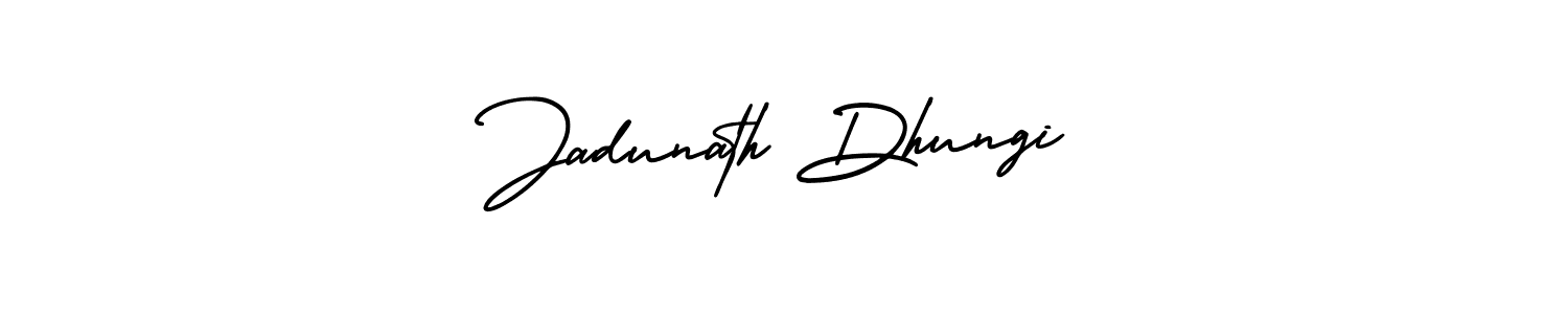 Make a beautiful signature design for name Jadunath Dhungi. With this signature (AmerikaSignatureDemo-Regular) style, you can create a handwritten signature for free. Jadunath Dhungi signature style 3 images and pictures png