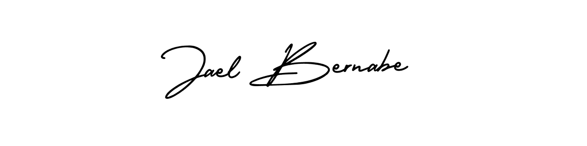 Also You can easily find your signature by using the search form. We will create Jael Bernabe name handwritten signature images for you free of cost using AmerikaSignatureDemo-Regular sign style. Jael Bernabe signature style 3 images and pictures png
