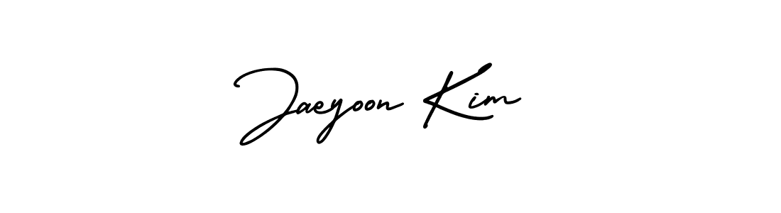 Create a beautiful signature design for name Jaeyoon Kim. With this signature (AmerikaSignatureDemo-Regular) fonts, you can make a handwritten signature for free. Jaeyoon Kim signature style 3 images and pictures png