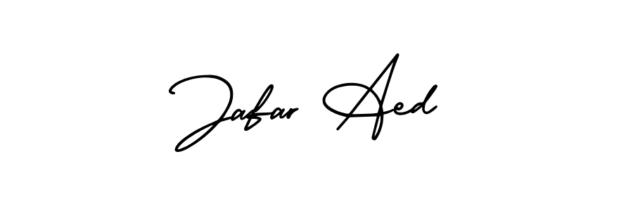 Make a beautiful signature design for name Jafar Aed. With this signature (AmerikaSignatureDemo-Regular) style, you can create a handwritten signature for free. Jafar Aed signature style 3 images and pictures png