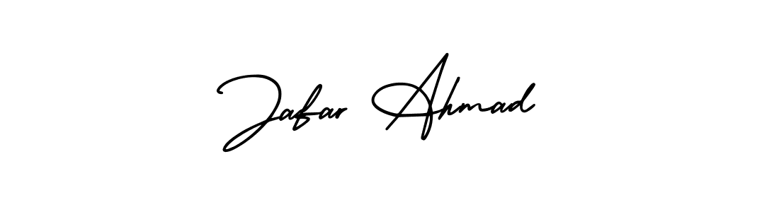 Jafar Ahmad stylish signature style. Best Handwritten Sign (AmerikaSignatureDemo-Regular) for my name. Handwritten Signature Collection Ideas for my name Jafar Ahmad. Jafar Ahmad signature style 3 images and pictures png