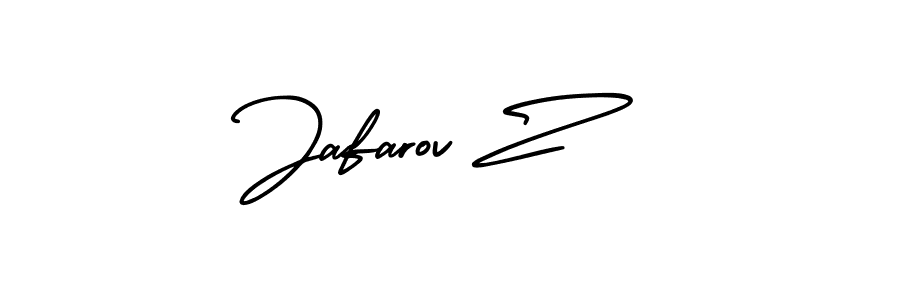 You should practise on your own different ways (AmerikaSignatureDemo-Regular) to write your name (Jafarov Z) in signature. don't let someone else do it for you. Jafarov Z signature style 3 images and pictures png