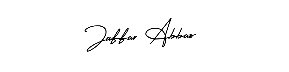 Create a beautiful signature design for name Jaffar Abbas. With this signature (AmerikaSignatureDemo-Regular) fonts, you can make a handwritten signature for free. Jaffar Abbas signature style 3 images and pictures png