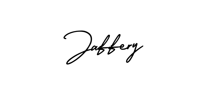 You should practise on your own different ways (AmerikaSignatureDemo-Regular) to write your name (Jaffery) in signature. don't let someone else do it for you. Jaffery signature style 3 images and pictures png