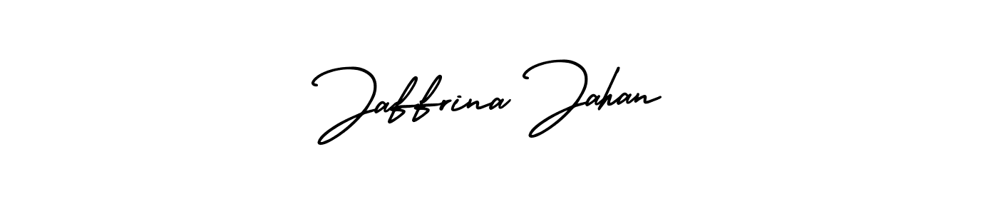 if you are searching for the best signature style for your name Jaffrina Jahan. so please give up your signature search. here we have designed multiple signature styles  using AmerikaSignatureDemo-Regular. Jaffrina Jahan signature style 3 images and pictures png