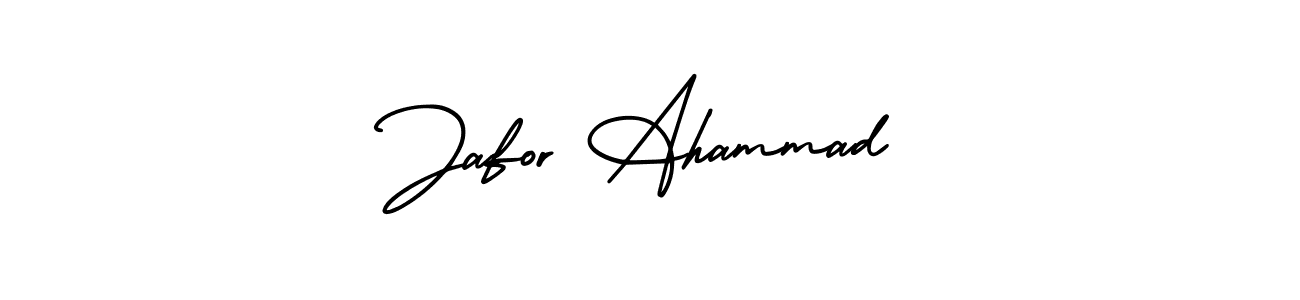 Create a beautiful signature design for name Jafor Ahammad. With this signature (AmerikaSignatureDemo-Regular) fonts, you can make a handwritten signature for free. Jafor Ahammad signature style 3 images and pictures png