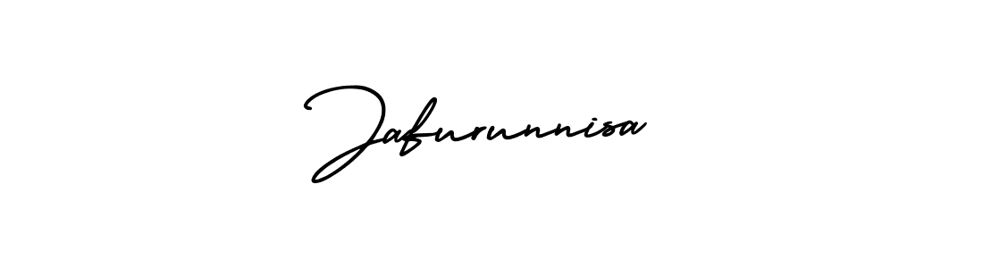 Design your own signature with our free online signature maker. With this signature software, you can create a handwritten (AmerikaSignatureDemo-Regular) signature for name Jafurunnisa. Jafurunnisa signature style 3 images and pictures png